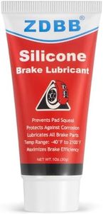 ZDBB Brake Silicone Grease Brake Caliper Guide Pin Lubricant High Temperature Caliper & Pad Lube, Waterproof, Safe for Rubber O-Rings Automotive Grease for Quiet & Smooth Braking 1oz (1-Pack)