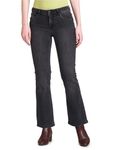 U.S. POLO ASSN. Women's Mid Rise Bootcut Jeans (UWSS23JN027_Black_30)