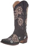 ROPER Women's Western Boot, Black, 8.5