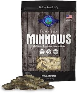 Shepherd Boy Farms Freeze Dried Dog and Cat Treats, Minnows, All Natural Single Ingredient Freeze-Dried Dog Treat & Snacks, Made in USA, High in Protein, Essential Nutrition of Raw Food, 5oz