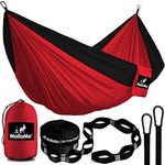 MalloMe Camping Hammock with Straps - Heavy Duty Outdoor Hammocks Portable Hammock 1 & 2 Two Person Double Hammock - Amacas Hamacas Para Adultos & Kids Backpacking Tree Hamock Hammok Hamic Small Large