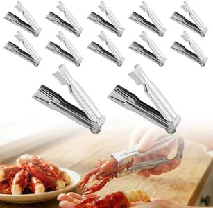 Stainless Steel Crawfish Peeler Tool, 2026 New Crawfish Sheller Tool, Crawfish Tail Remover Tool for Peeling Shrimp Tails Crayfish Shelling Device Seafood Tool for Kitchen Restaurant (12pcs)