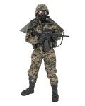 WORLD PEACEKEEPERS from Peterkin | 12" Marine (NBC Specialist) Action Figure & Accessories | 1:6 Scale | Action Figures & Accessories | Ages 3+