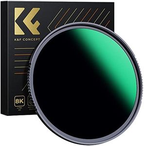 K&F Concept 46MM ND Filter ND1000 10 Stops, Neutral Density Lens Filter HD 28 Layer Neutral Grey ND Lens Filter with Multi-Resistant Nano Coating for Canon Nikon Lens