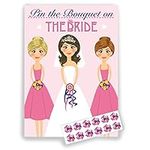 PIN THE BOUQUET ON THE BRIDE | Hen Night Party Game | Like Junk on Hunk | 12 Player