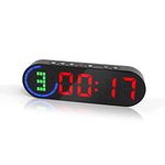 LUCORB Portable Gym Timer for Home Gym Interval Timer for Workout with Time Progress Bar/Rounds, Workout Clock for Boxing HIIT Tabata Emom Fitness Rechargeable Battery Powered…