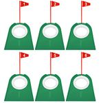 Golf Putting Cup Practice for Golf Practice Training Value 3 Pack, Golf Training Aid Putter Hole Plate Indoor Outdoor Durable Professional for Men Women Kids Festival Gift (6 Pack)