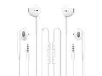 2 Packs Apple Wired Headphones Earb
