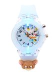 SPIKY 3D Cartoon Analog Kids Watch with LED Luminous 7 Multicolour Glowing Light | Unbreakable Silicone Strap | Childrens Birthday Return Gift | Best Diwali Gift for Boys and Girls of Age 3-13 Years