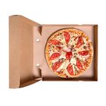 Cake Supplies On Sale 12" x 12" x 1.75" Kraft Corrugated Cardboard Pizza Boxes (Pack of 25)