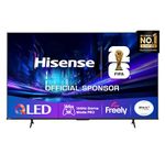 Hisense 65" 65E78QTUK PRO 144Hz QLED Smart AI TV - Hi-View AI Engine, 144Hz Game Mode PRO, Dolby Atmos, Quantum Dot Colour with Freely, Disney +, YouTube, Netflix