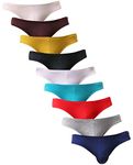 yuyangdpb Men's Modal Underwear Supersoft Low Rise Briefs 9 Pack Small