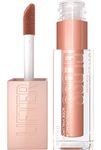 Maybelline New York Lifter Gloss, Plumping & Hydrating With Hyaluronic Acid, Smooths Lip Surface, Enhances Lip Contour For A Plumper Pout, Shade: 008 Stone