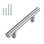 homdiy 20 Pack Brushed Nickel Cabinet Handles Cabinet Pulls Kitchen Cabinet Handles Modern Drawer Handles 5In Hole Centers Drawer Pulls Cabinet Door Handles Stainless Steel Cabinet Pulls