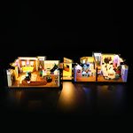 GEAMENT LED Light Kit Compatible with LEGO The Friends Apartments - Lighting Set for Creator 10292 Building Model (Lego Set Not Included)