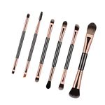 Double Ended Brushing Professional Eyeshadow Brushes Premium Foundation Brushes for Travel Daily Makeup