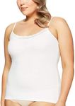 Jockey Women's Underwear Parisienne Cotton Camisole, White, 14