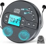 2000mAh Portable CD Player with Blu