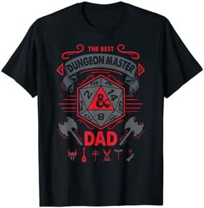 Dungeons & Dragons The Best Dungeon Master Dad Die Logo Maglietta