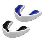 2 Pack Sports Mouth Guard for Kids and Youth - Mouth Protection Athletic Mouthguard with Case (BPA Free) for Boxing Football Hockey Karate Rugby for Boys Girls Sports Supplies…