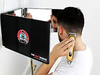 The 360 Mirror - Adjustable Telescoping Hooks - Self Haircut Mirror for Men - 3 Way Mirror for Hair Cutting - Mirror for Self Haircutting - Cut your Own Hair Mirror (I Without LED I)