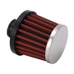 25mm High-Flow Diesel Parking Heater Air Intake Filter, Universal Heater Air Filter Air Breather Filter Air Intake Filter Connector for Webasto Heater