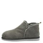 Shepherd of Sweden - Louise Sheepskin Slippers - Woman - 100% Real Sheepskin - Comfort - Soft and Warm - Fluffy - Asphalt Grey - 4 UK