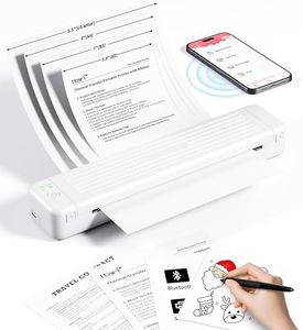 Itari Portable Printer for Business Travel P831 Support 8.5 x 11 & A4 Size Copy Paper, 300DPI Wireless Printer for iPhone Compatible with Mobile & Laptop for Home, Office, Travel, Car Temporary Print