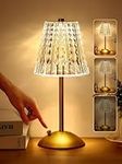 Table Lamps, Dimmable Crystal Table