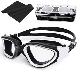 Gafas de natación polarizadas Anti-vaho Protección UV Impermeable, Gafas Natación para Hombres, Mujeres, Adultos y Adolescentes
