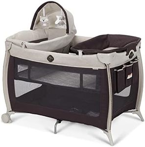 Safety 1st Play-and-Stay Play Yard, Easy fold, Full-Size Play Yard with Removable Full Bassinet, Dunes Edge