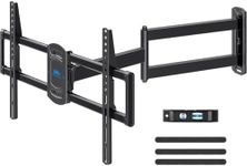 Mounting Dream Corner TV Wall Mount Long Arm Swivel for 37-55-65-75 Inch TV