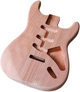 Electric Guitar Body for Fender Strat Guitar Accessory DIY Stratocaster Guitar Body Unfinished Mahogany