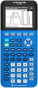 Texas Instruments TI-84 Plus CE Color Graphing Calculator, Bionic Blue Small