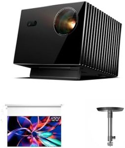 Hidden Pro Picture Cinema Solution:AWOL Valerion Max 4K Laser Projector with 120" PureVision Motorized Projector Screen and Ceiling Mount