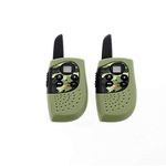 Cobra HM230 ‘Hero Series’ Kids Compact Walkie Talkie, 8 Channels, Roger Beep tone and Power Saving Function (2 Pack) - Green