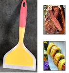 COSKIRA Silicone Spatula, Pancake Shovel, Pancake Slice, Wide Shovel, Non-Stick, Heat Resistant. Food Safe, BPA Free Perfect for Omelettes, Fish, Pancakes, Pizza, Crepes, Brownies