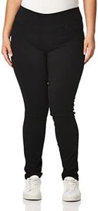 Lee Women's Sculpting Slim Fit Skinny Leg Pull on Jean, Black, 16