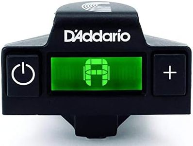 D'Addario Guitar Tuner - NS Micro Soundhole Tuner - Fits in Guitar Sound Hole - For Acoustic Guitars, Ukuleles - Non Marring Sound Hole Clip - Quick & Accurate Tuning