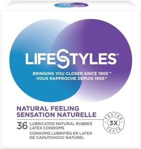 LifeStyles Natural Feeling Condoms, 36 Count, Packaging may vary