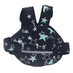 Kradyl Kroft Scooter Safety Belt | Two Wheeler Child Safety Seat Belt | Bike Saftey Belt With Reflector Strips, Clasps, Padded Adjustable Belts, Navy Star,Blue