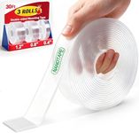 3 Rolls Double Sided Tape Heavy Dut