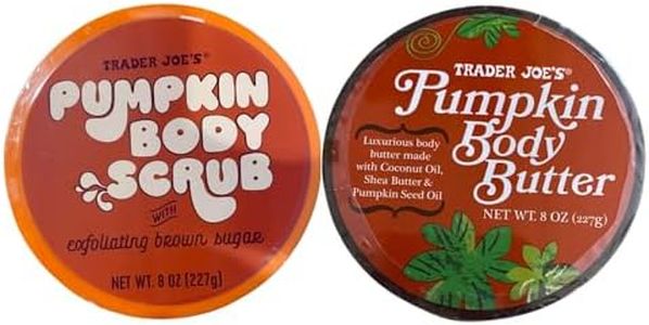 Trader Joe's Pumpkin Body Scrub and Body Butter 8 oz each Set