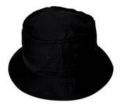 TOP HEADWEAR TopHeadwear Blank Outdoor Bucket Hat, Black L/XL