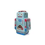 Suck UK Retro Robot Lunch Box and Storage Container with Carry Handle