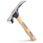 Estwing EW6-21BLC Bricklayer Hammer, Solid Steel Head with Wood Handle, Smooth Face, 21-Ounce