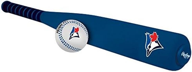 Rawlings MLB Foam Bat and Ball Set Toronto Blue Jays, One Size, Blue