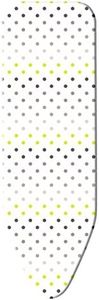 Minky Homecare SmartFit Ironing Board Cover, 48" x 15", Sequins