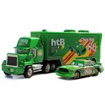 Flmenunu Movie Car Toy 1:55 The King& Chick Hicks & Mack Truck Uncle Diecast Vehicle Toys Set