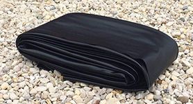 Rubber Heavy Sheet Black (20 ft x 18 ft) 650 GSM Fish Pond Liner Garden Pools HDPE Membrane Reinforced